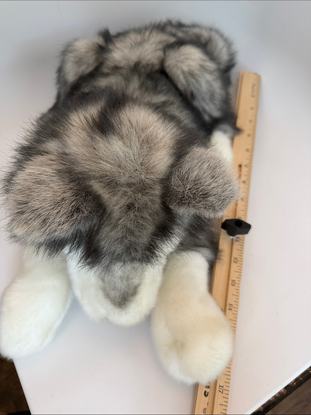 Folkmanis Timber Wolf Hand Puppet Plush 18" - Picture 6 of 6